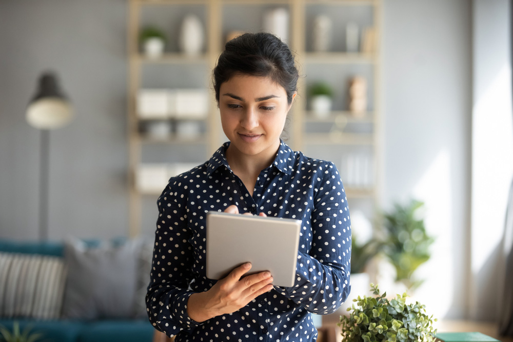 woman improving email communication